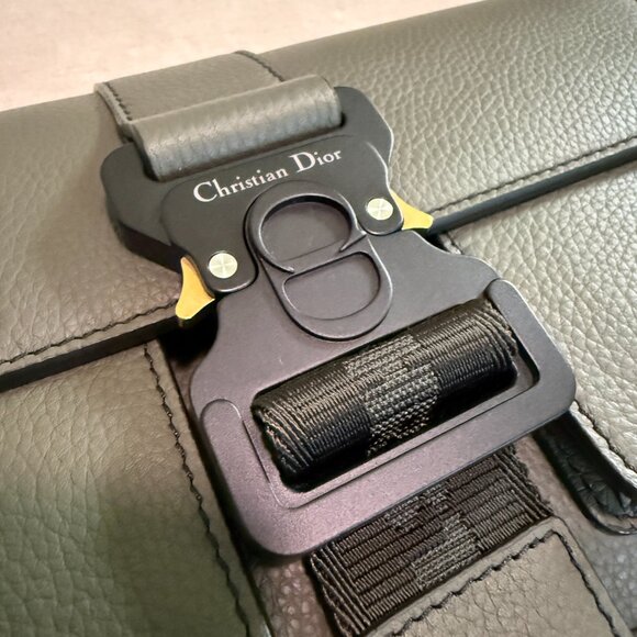 Dior Hit The Road Grained Leather Crossbody Bag - Picture 2 of 14